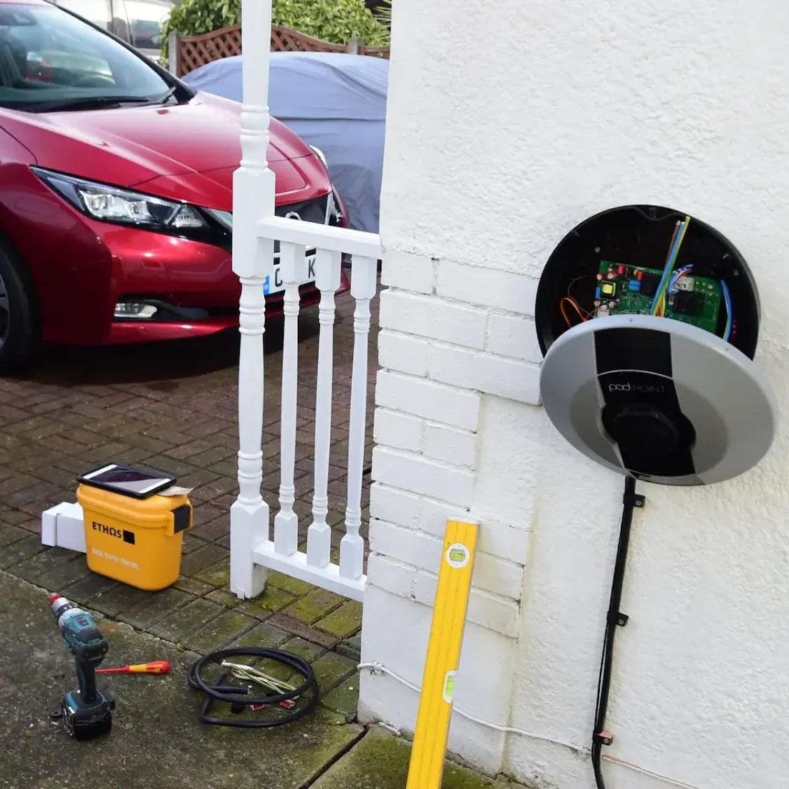 Wallbox Wallbox installation direkt beim Kunden